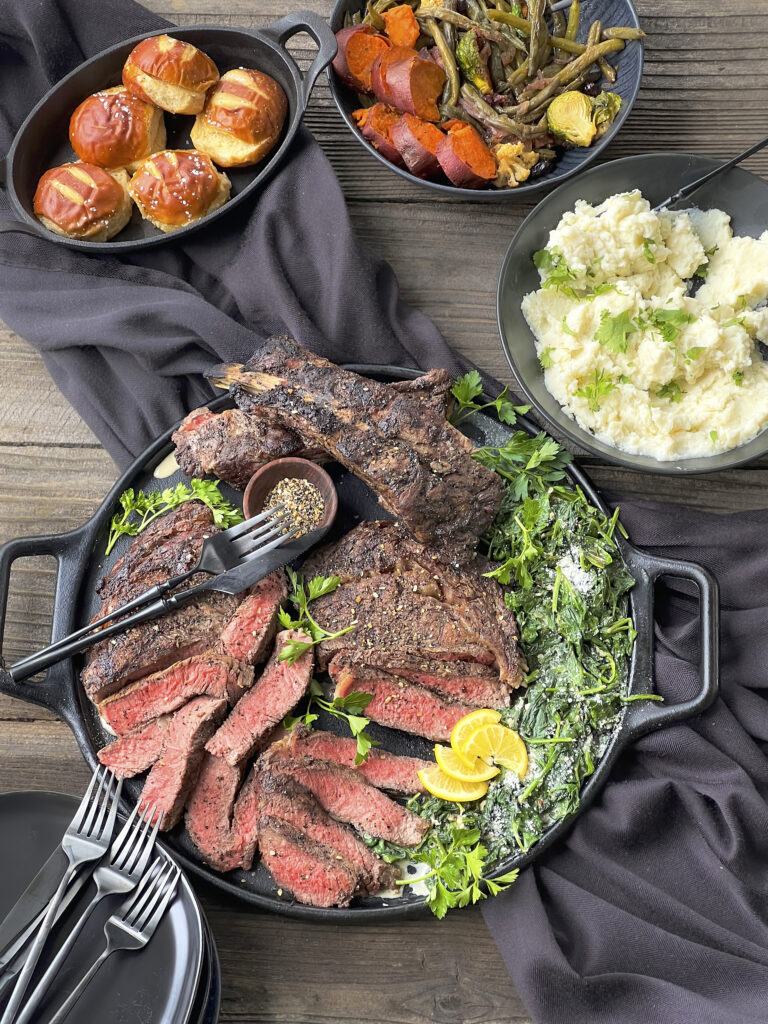 Hand Cut Hickory Smoked Ribeye Steaks Grilling Grandma