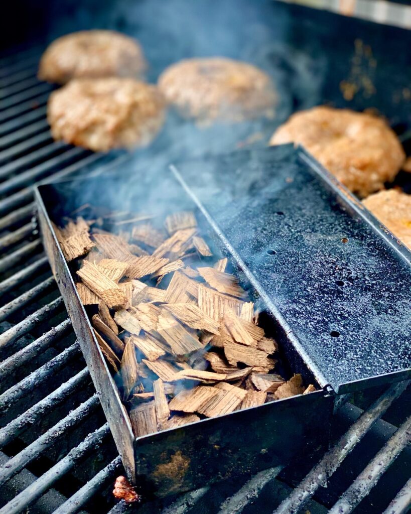How to a Smoker Box on a Gas Grill - Grilling Grandma