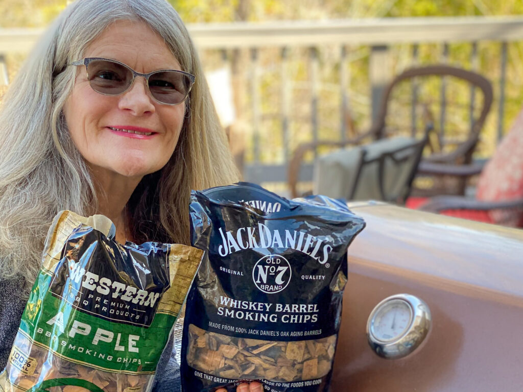 Grilling Grandma with Western Apple and Jack Daniel's Whiskey Barrel Smoking Chips
